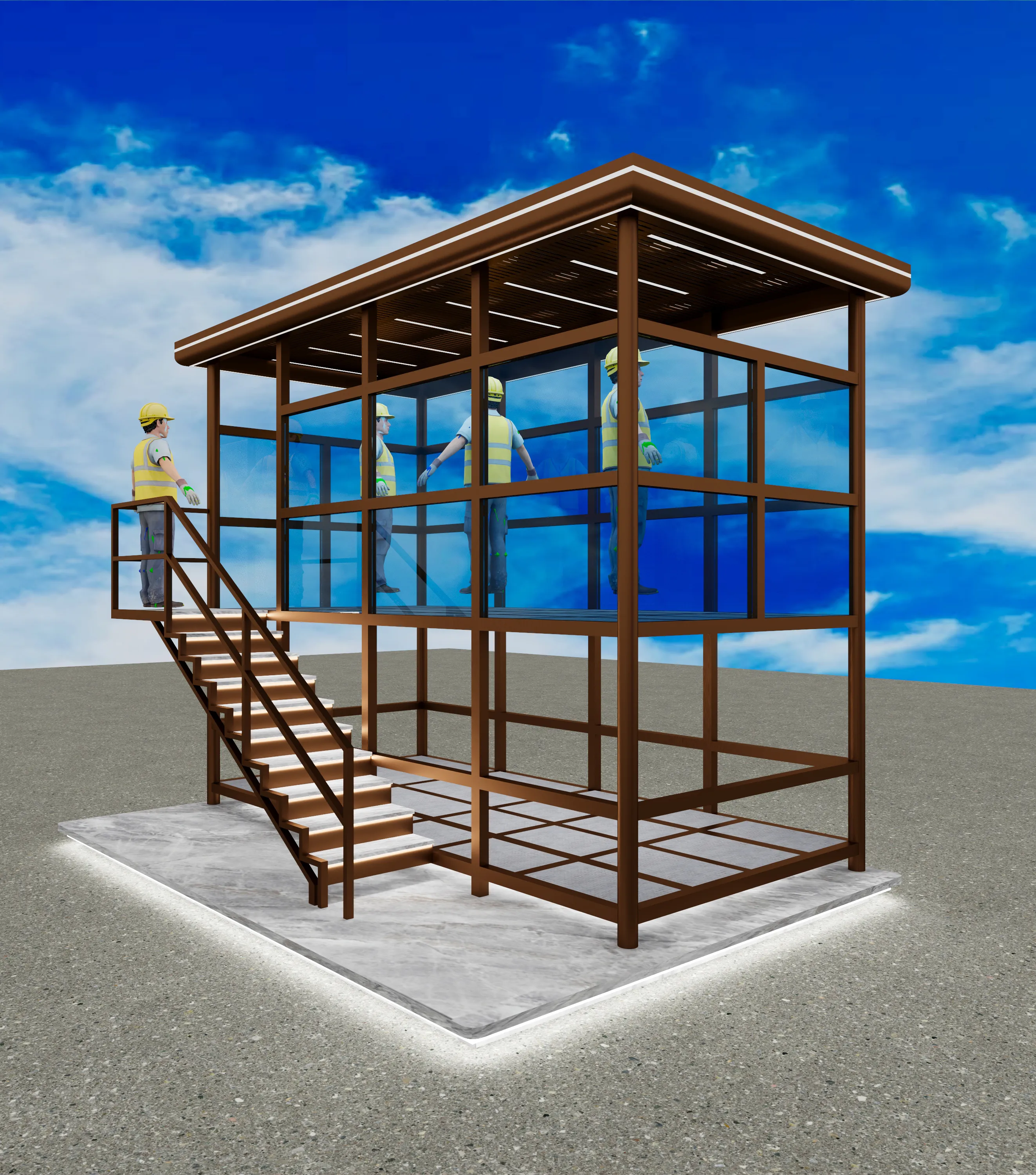 供电局电力实训平台建设项目效果图1 - 九川规划设计 - 单兆虎